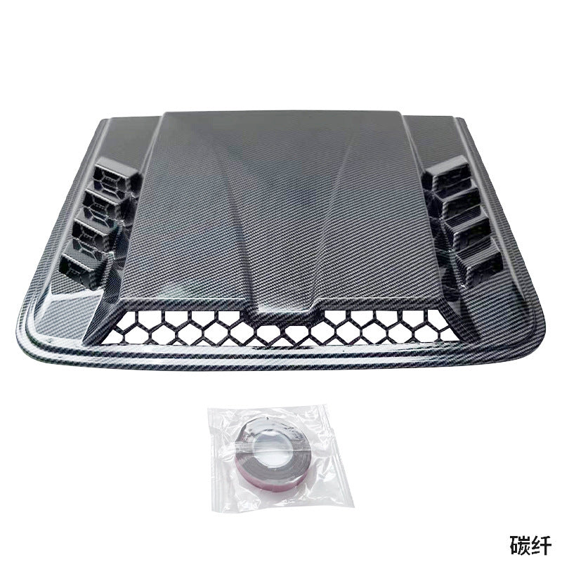 2026 New Black Universal Large Hood Vents - Car Engine Hood Air Vent Scoop for Chevy Silverado, Colorado, Ford F-150/F-250/F-350, Dodge Ram 1500/2500/3500 (Automotive Exterior Decoration Accessory)
