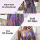 🎉🛍️Hot Promotion 55% OFF💃 Multicolor Asymmetric Party Dress With Flower Details