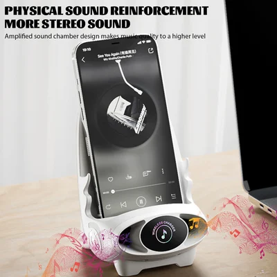 🔥📅Last Day Sale 📱Mini Chair Wireless Fast Charger - Multifunctional Phone Holder, Charge & Entertain at Once!