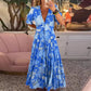 🌸SIZE:M-3XL💃V-neck Floral Loose Maxi Dress