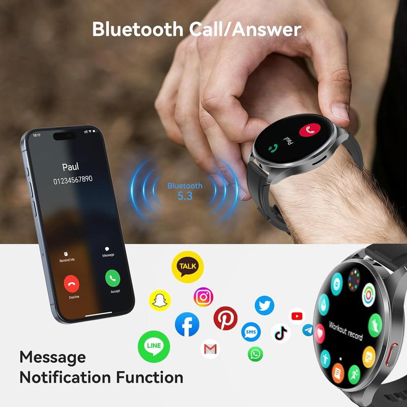 Smart-Watch With Many Features And Apps!
