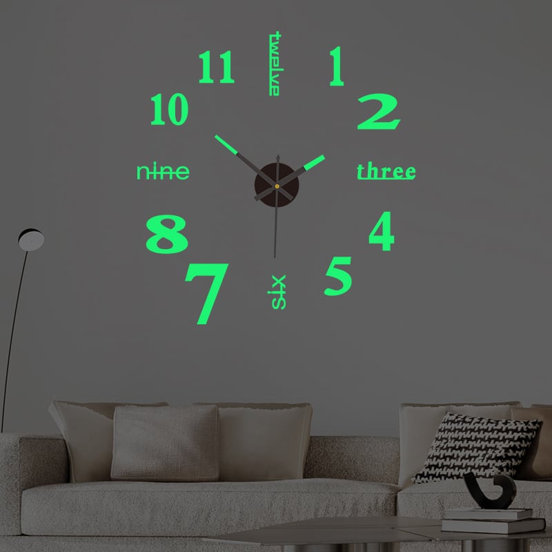 🔥Last Day Promotion 50%OFF🔥 3D Wall Decal Decorative Clock