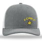 Witty Chicken Embroidered Snapback Cap