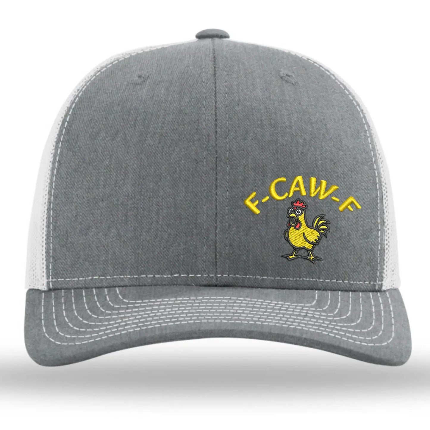 Witty Chicken Embroidered Snapback Cap