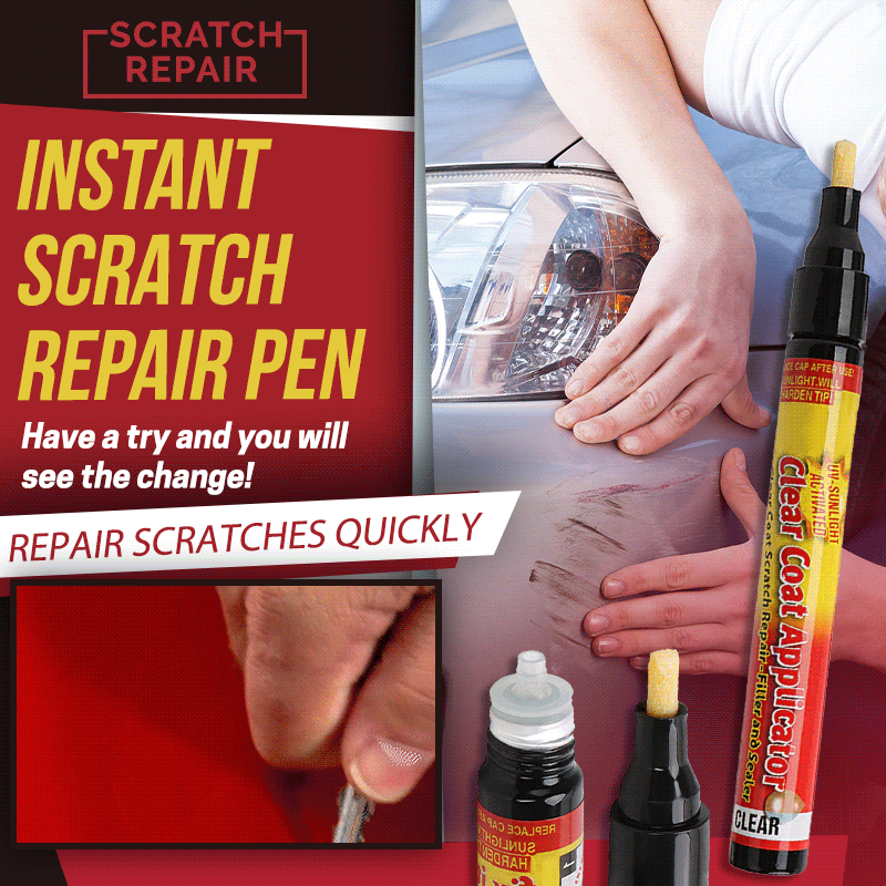 🚗 BUY 1 GET 1 FREE! ✨ Instant Car Scratch Repair Pen - Fills & Blends Scratches in 60 Seconds, Clear Coat for All Car Colors 🛠️📦