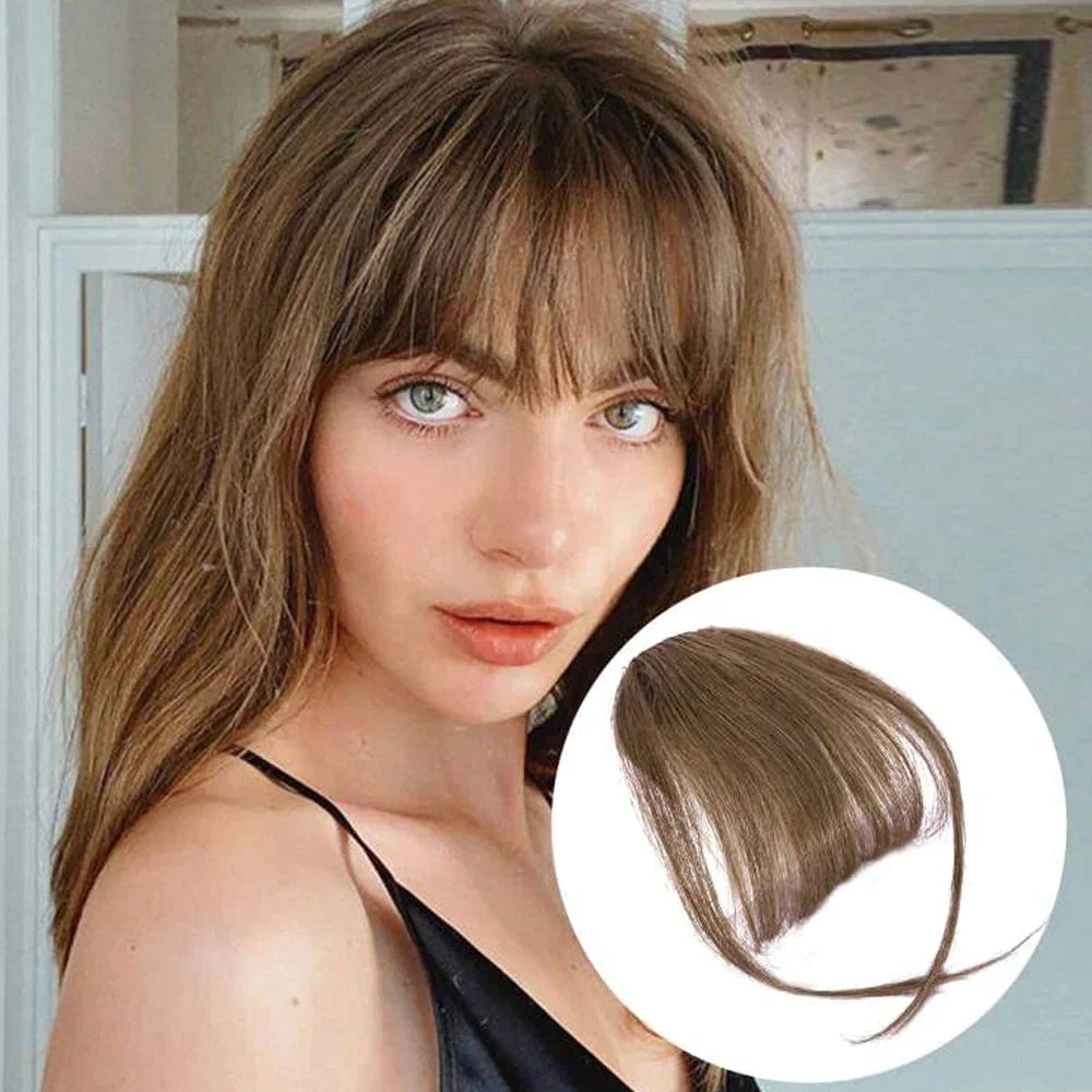 🎀Limited Sale 50% OFF🎀Clip In Bangs 100% Human Hair Extensions Air Bangs
