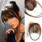 🎀Limited Sale 50% OFF🎀Clip In Bangs 100% Human Hair Extensions Air Bangs