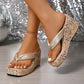 🎉2025 New Arrive - 51% OFF👠Women's Thick-Soled Sequined Flip-Flops