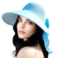 🌞Summer Sun Protection Essentials 👒Large-brim Hollow Sunscreen Hat with Removable Neck Shawl