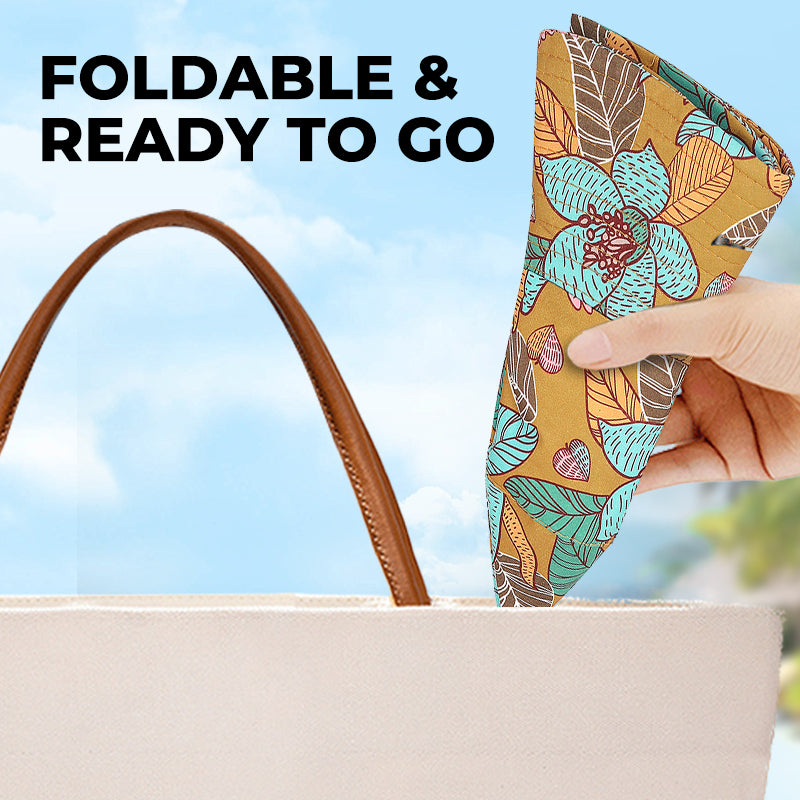 🌞Summer Limited time 50% off! 👒Women's Floral Print Bucket Sun Hat with Mask