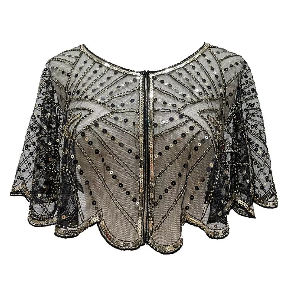 🔥Last Day 50% OFF - Vintage Lace Beaded Shawl