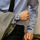 TINAIBIN Twelve Zodiac Signs & Starry Sky Diamond Automatic Skeleton Men's Watch