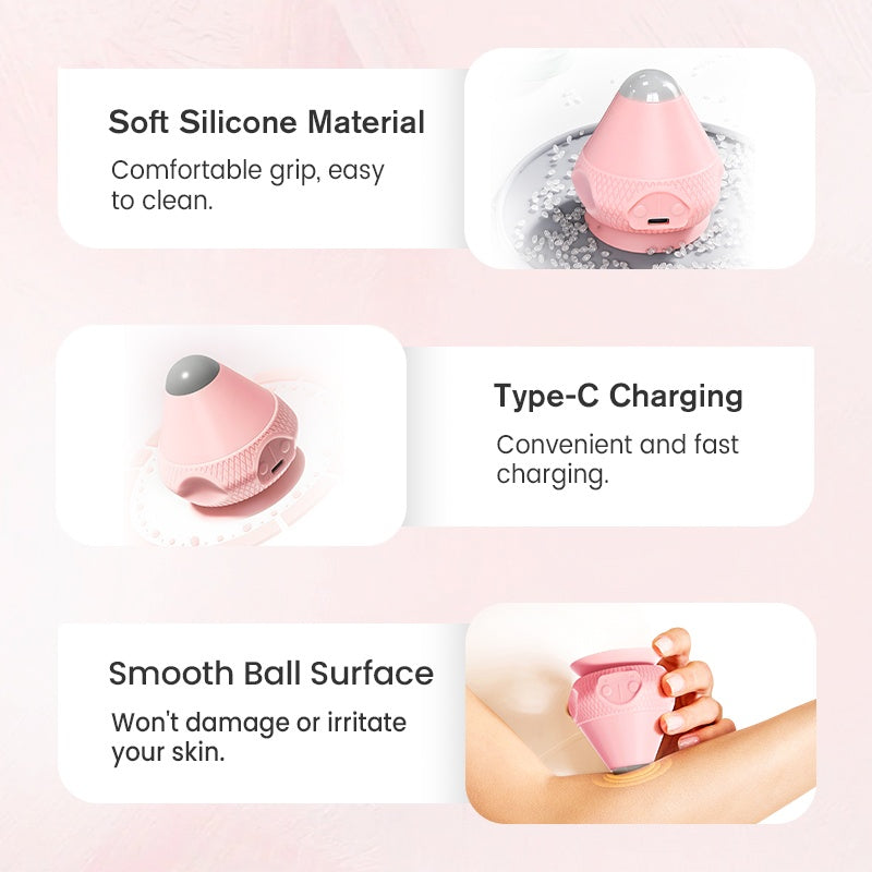 🔥🌟50% OFF Limited Time🌟 Electric Adsorption Type Vibrating Hot Compress Fascia Ball Massager - Combines Vibration and Heat for Deep Muscle Relaxation, Alleviate Fatigue, and Enhance Your Massage Experience!