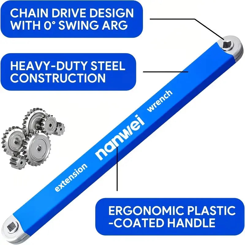 🔧 Offset Extension Wrench for Tight Spaces