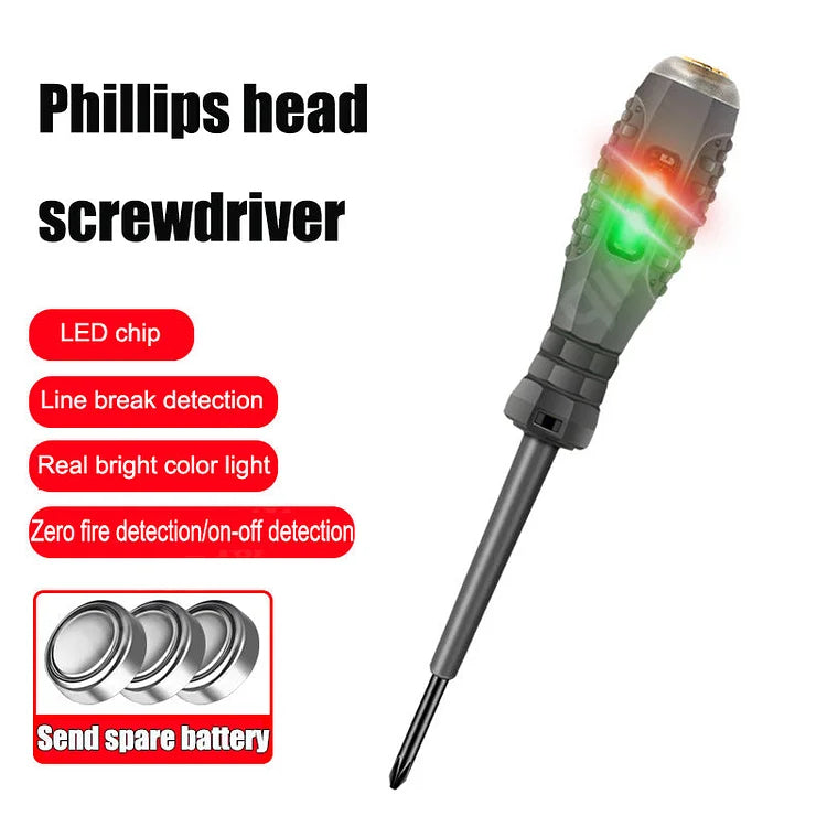 🔥🪛2-in-1  High Torque Strong Magnetic Screwdriver Electricity Detector