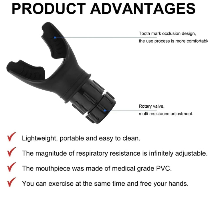 🔥Portable Adjustable Breathing Exerciser