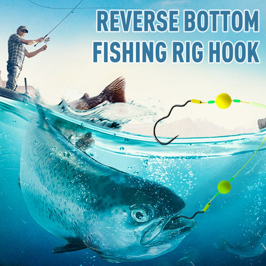 🪝🐟Buy 3 Get 2 Free 🎁Reverse Bottom Fishing Rig Hook