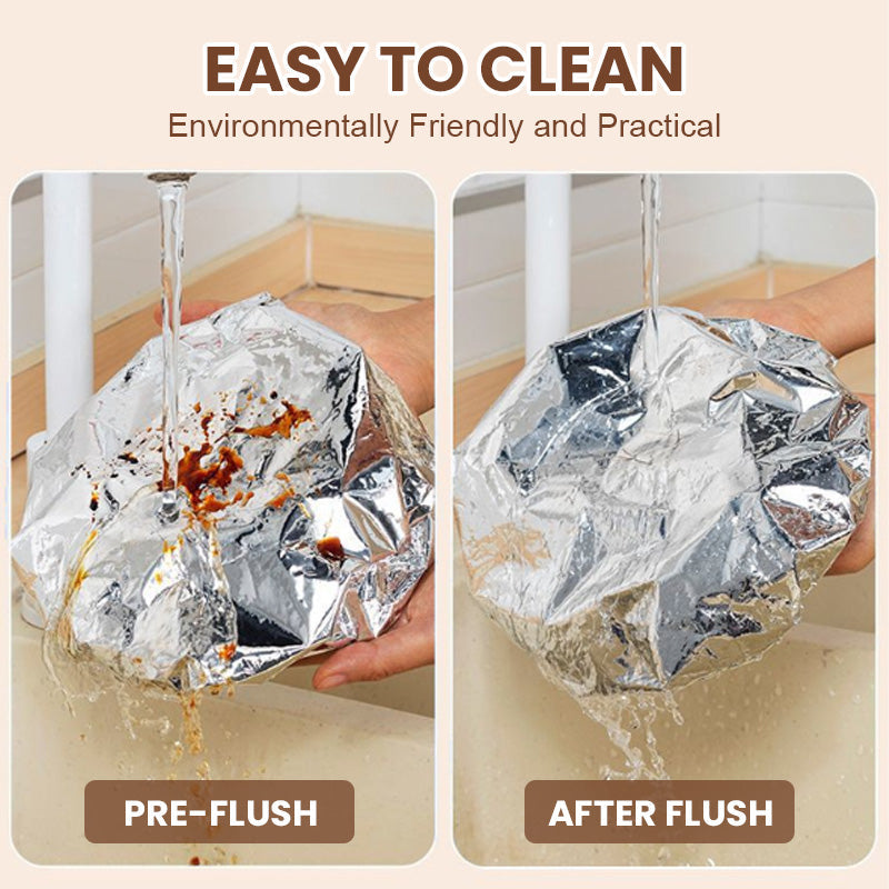 Home dining table & food container aluminum foil heat-retaining cover, kitchen food insulation and freshness keeping, high-quality aluminum foil
