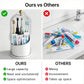 ⏳ Time-Limited Special ⏰🪥 Sliding Lid Toothbrush Organiser – 360° Spin, Dustproof & Space-Smart ✨