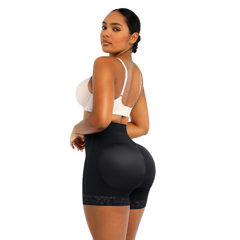 ✨HOT SALE 49% OFF💞Lace Steel Boned Butt Enhancer Shorts Shapewear