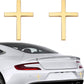 🚗✝️Metal Jesus Christ Cross Badge Stickers|3D Cross Self-Adhesive Car Scratch Cover Sticker