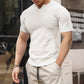 🔥 BUY 2 GET 1 FREE!🏋️‍♂️👕 Men's V-Neck  Short Sleeve Muscle Athletic Workout T-Shirts  Perfect Fit, Breathable Comfort, Show Off Your Athletic Style!