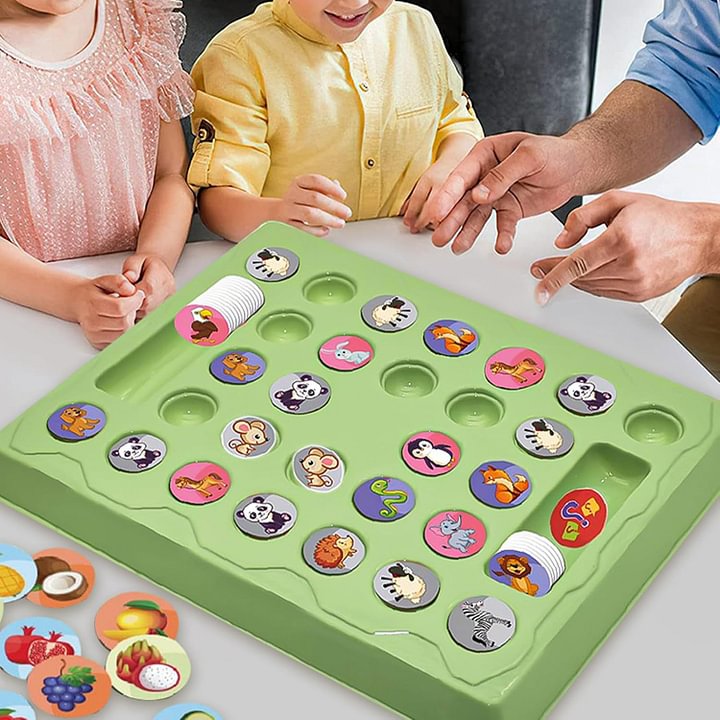 🔥HOT SALE 49% OFF🔥Kids' 2-Player Animal Flip Chess