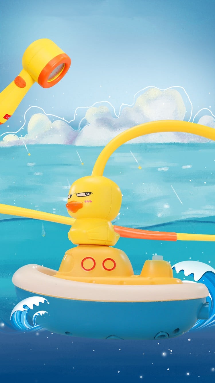 🔥Hot Sale✨Electric Duck Boat Shower Baby Bath Toys - Free Shipping&COD