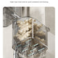 Perforated suction cup spice storage rack
