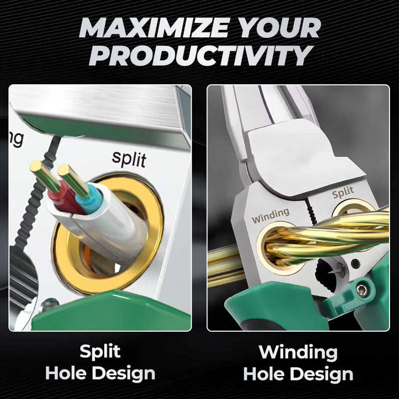 ✈️Buy 2 items with free shipping included💥8-in-1 Multi-Functional Wire Stripper Scissors With Electrical Test