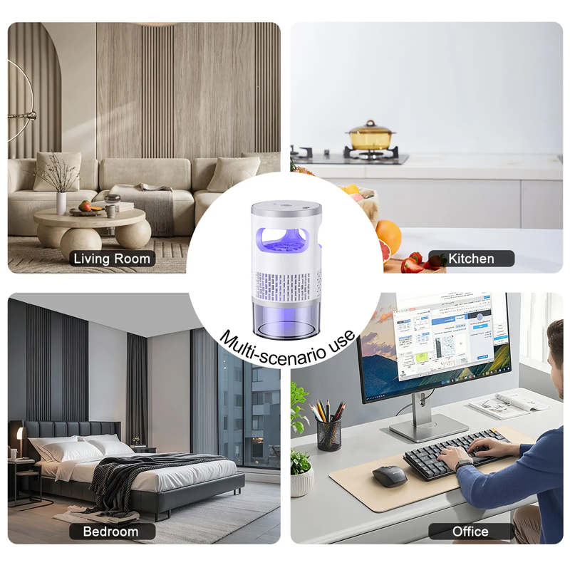 ⏳Time-Limited Special⏰Indoor LED Bug Zapper – UV Light, Chemical-Free, Night Light ✨