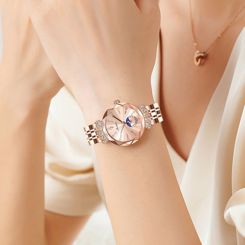 🎀Black Friday Sale 60% OFF🎀Fashionable Diamond Moon Star Watch for Women