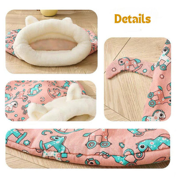 🔥Hot Sale🐱Warm, plush, thick cat bed