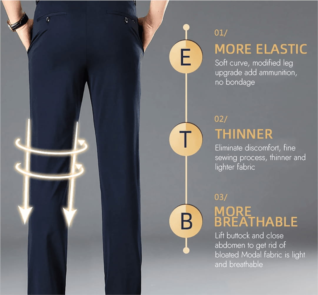 🎁Hot Sale 50% OFF⏳Men's High Stretch Classic Pants