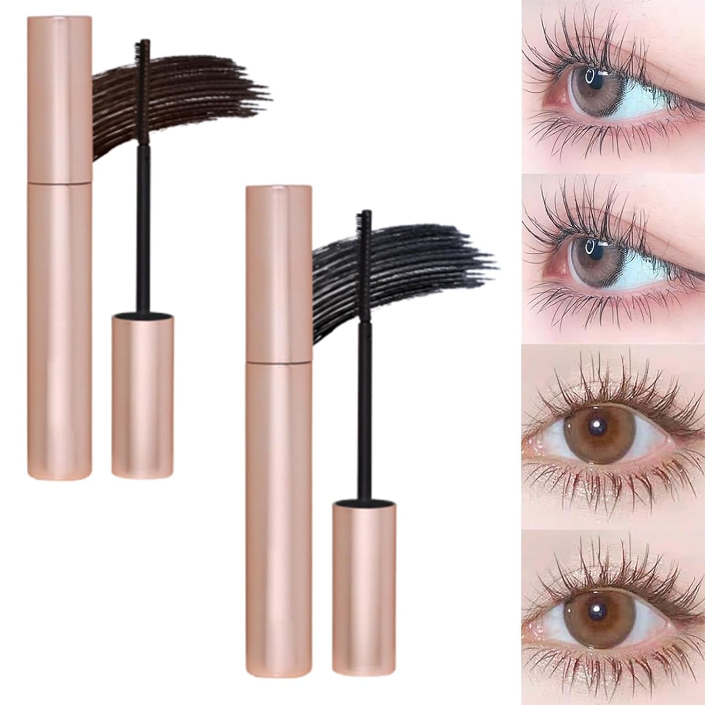 🎁Buy 1 Get 1 Free⏳[Waterproof and Non-Smudging] Lengthening and curling long-lasting mascara