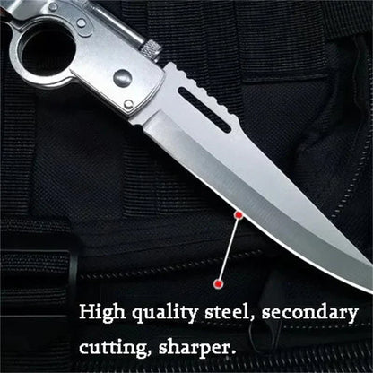 🎅Christmas Sale🎁Outdoor Stainless Steel Portable Floding Knife