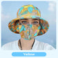🌞Summer Limited time 50% off! 👒Women's Floral Print Bucket Sun Hat with Mask
