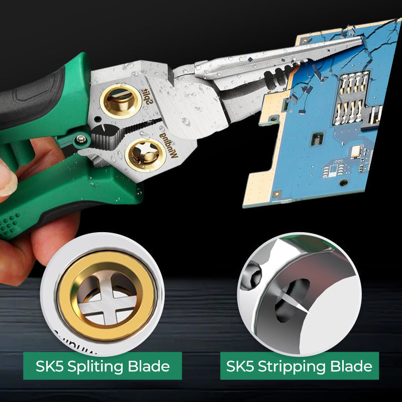✈️Buy 2 items with free shipping included💥8-in-1 Multi-Functional Wire Stripper Scissors With Electrical Test