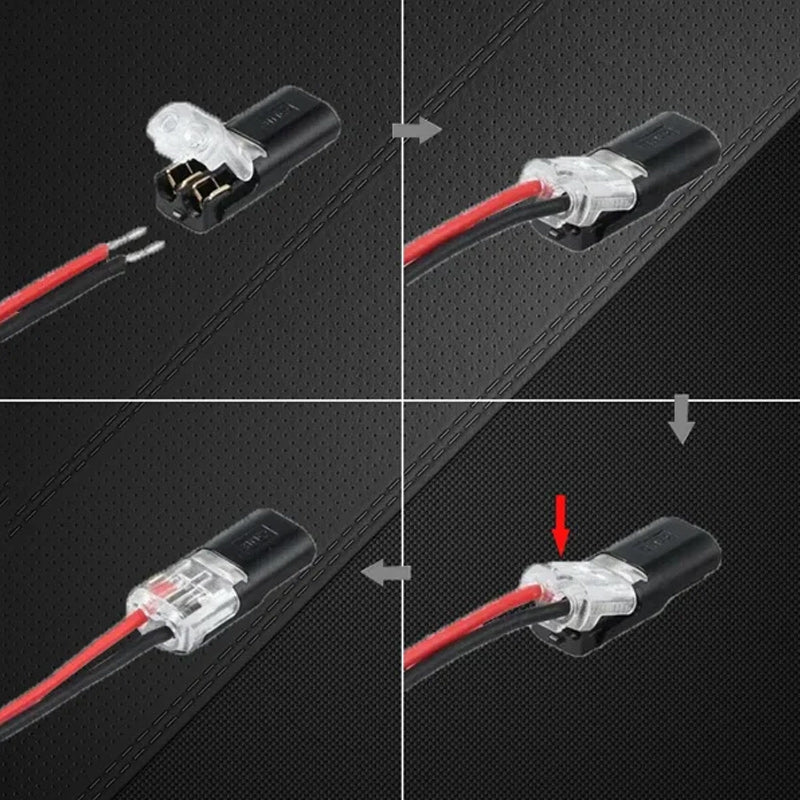 📢📢50% OFF!! ⏰  Double Thread Push-Pull Connector with Lock – Safe, Fast and High Precision Connection ⚙️✨
