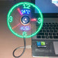 🔥Hot Sale，Buy 2 GET 1🔥USB Fan with LED Clock Lighting
