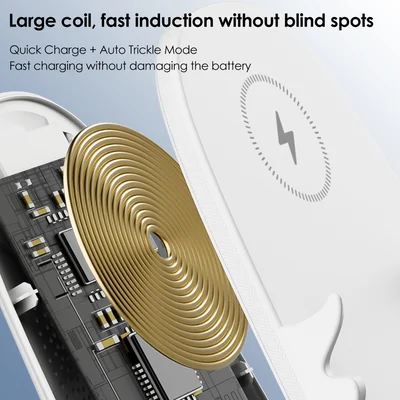 🔥📅Last Day Sale 📱Mini Chair Wireless Fast Charger - Multifunctional Phone Holder, Charge & Entertain at Once!