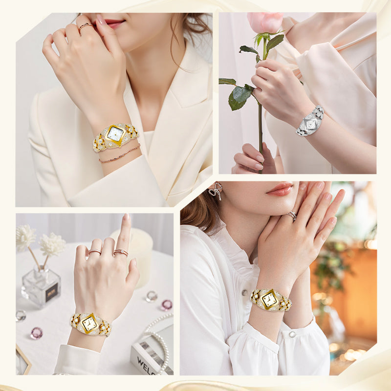 💎Women's Retro Quartz Watch with Sparkling Rhinestones⌚