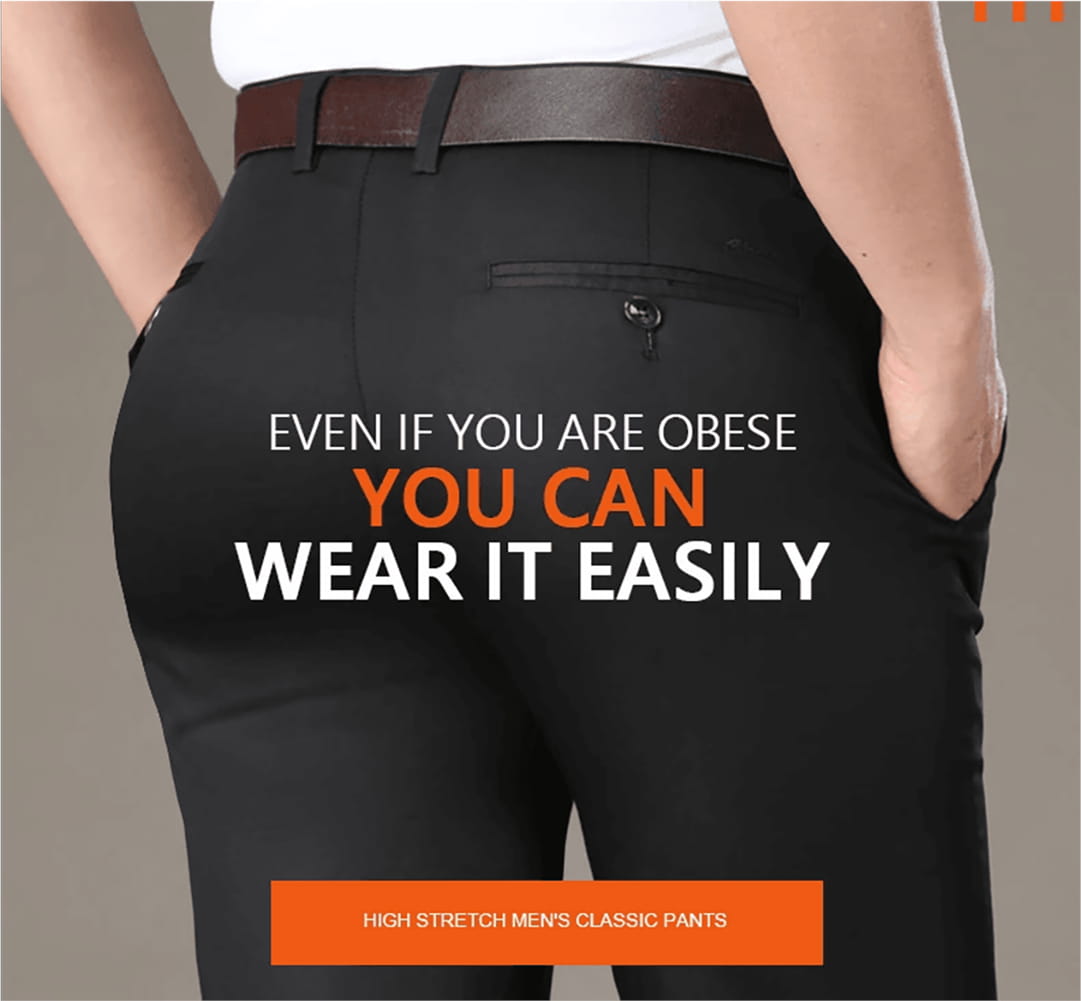 🎁Hot Sale 50% OFF⏳Men's High Stretch Classic Pants