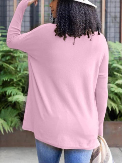 💥HOT SALE 50% OFF💥LONG SLEEVE THUMBHOLE SWEATER POCKET TUNIC💥