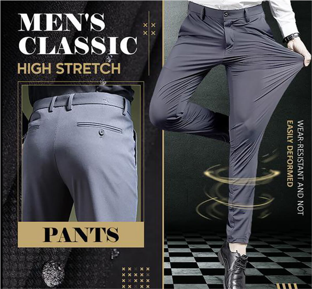 🎁Hot Sale 50% OFF⏳Men's High Stretch Classic Pants