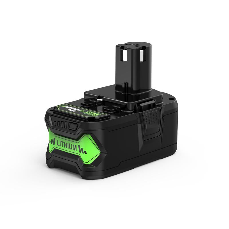 8000MAh Replacement Ryobi 18V Batteries with Indicator Light