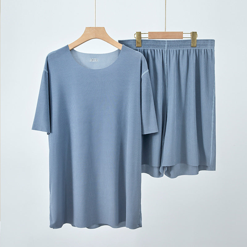 ❄️ Couple's Summer Ice Silk Cool Feeling Sleepwear