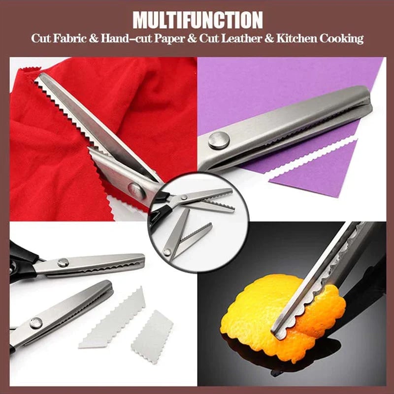 ✂️ 50% OFF! ✨ DIY Serrated Sewing Scissors – Precise and Easy to Use 🌟
