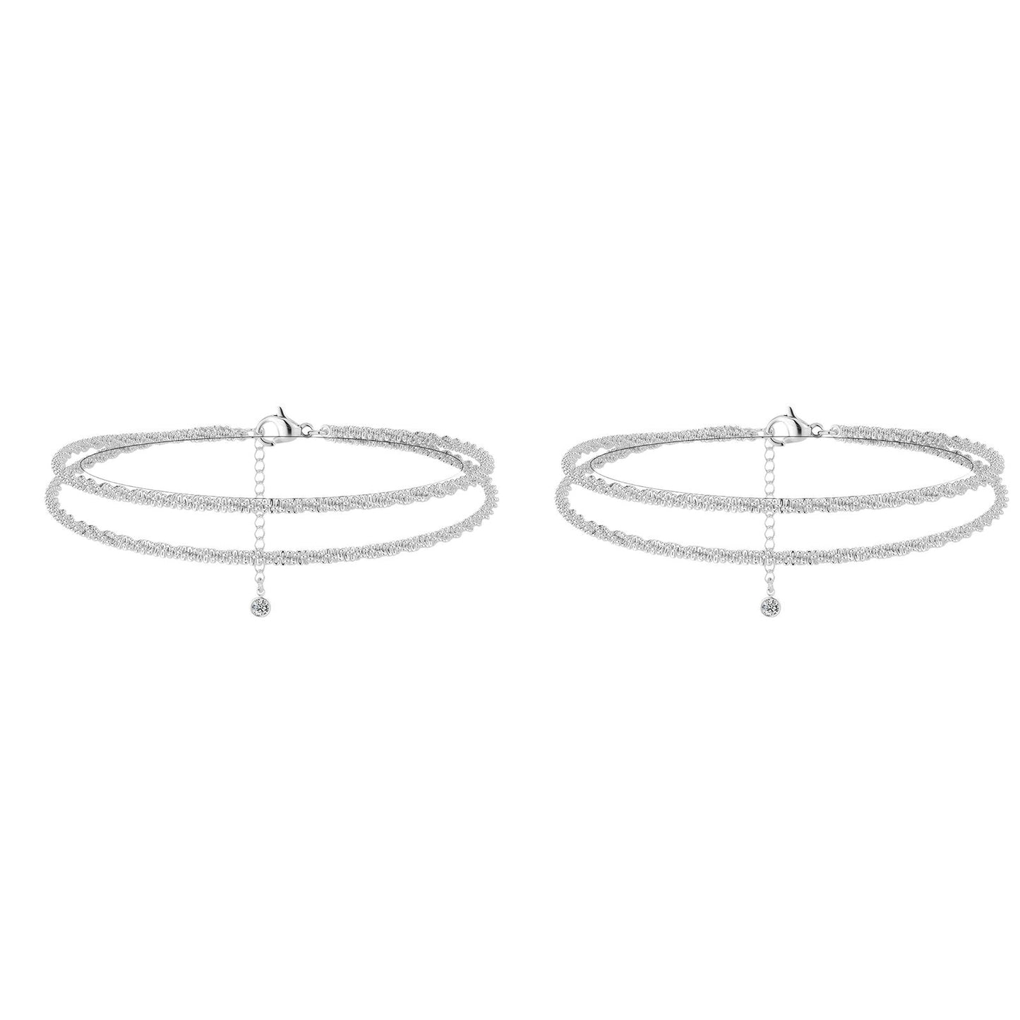 💕Time-limited Buy 1 Get 1 Free🎁😍Dainty Layered Waterproof Anklet