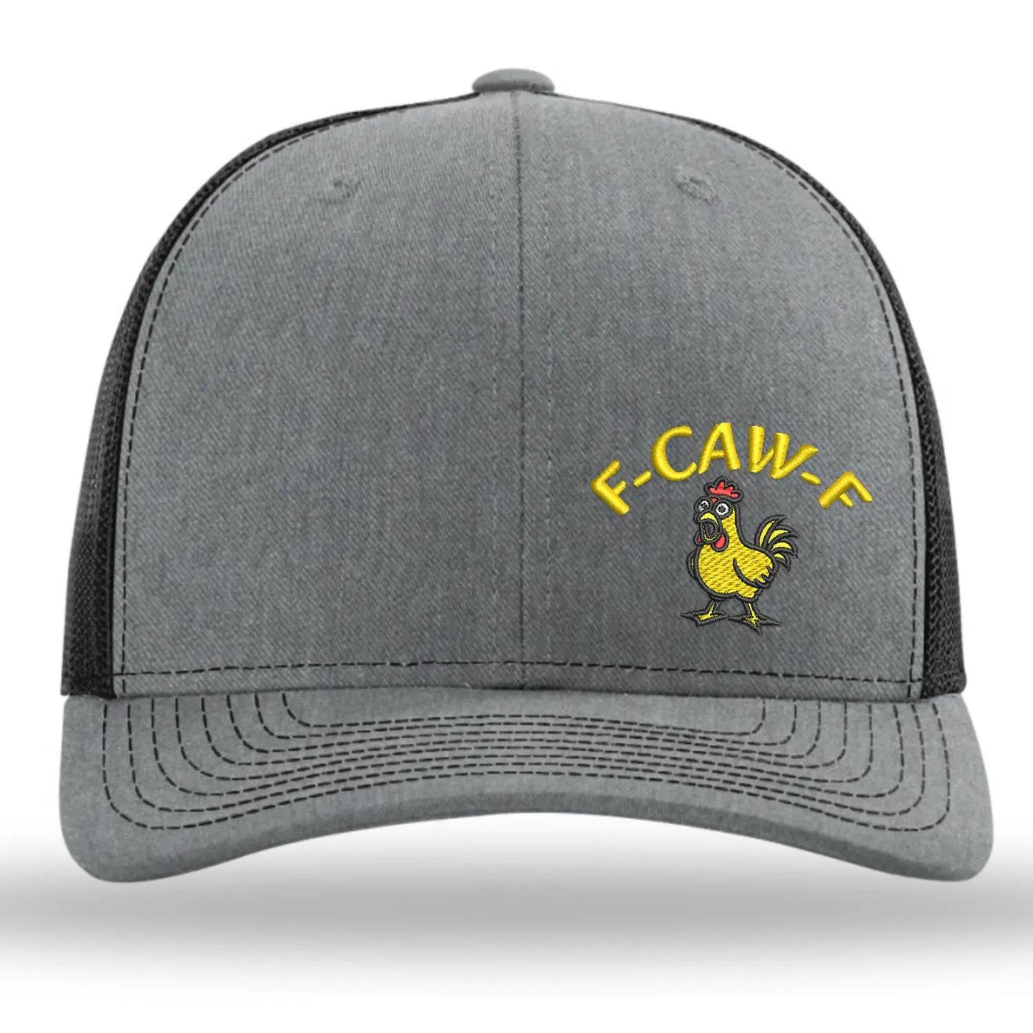 Witty Chicken Embroidered Snapback Cap